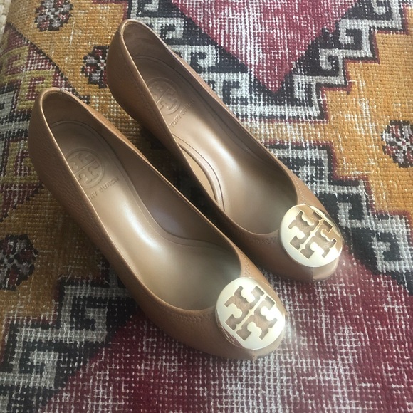 Tory Burch Shoes - Tory Burch Sally 2 Peep Toe Wedge